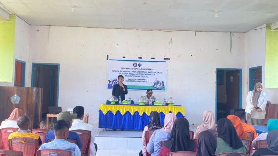 TIM DOSEN FARMASI UHO TINGKATKAN PENGEHATUAN KESEHATAN MASYARAKAT